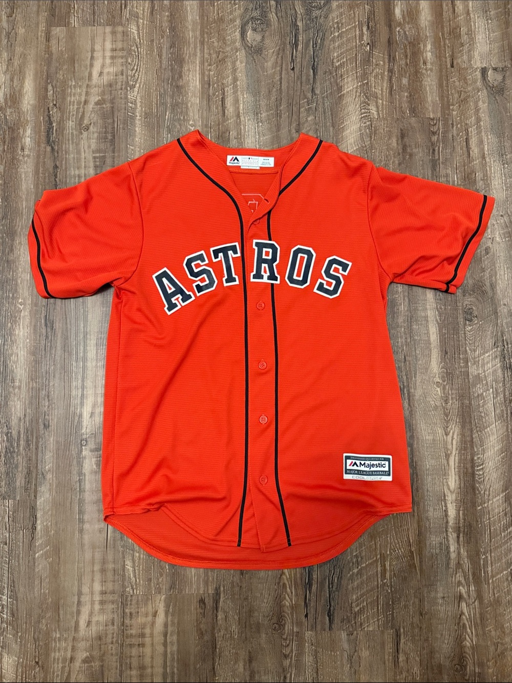 Majestic Bregman Orange Astros Baseball Jersey
